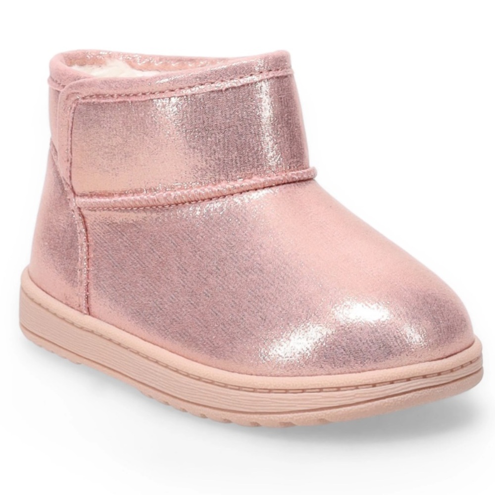 ✨$19✨NWT•Jumping Beans Nala Toddler Girls Ankle Boots | Pink Sparkle | 10 T - Picture 9 of 9